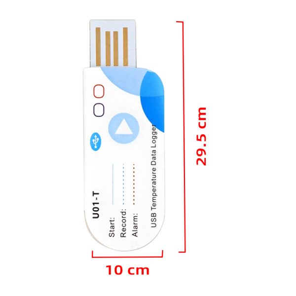 TrekTag U01-T Cold Chain Transport PDF Disposable Temperature Logger Label - Image 8