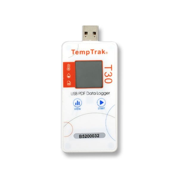 TempTrak T30 PDF Cold Chain Pharmaceutical Food Transport Repeatable Temperature Logger GSP Compliant