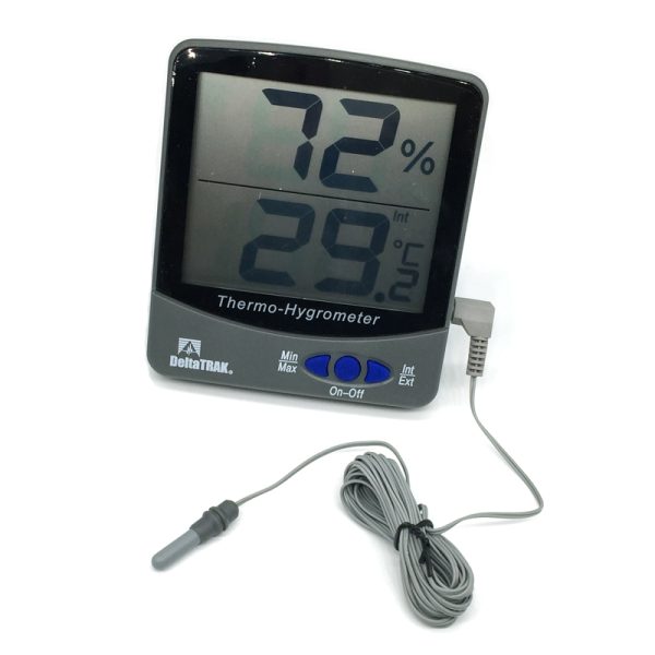 DeltaTrak.large screen display Thermohygrometer-13307