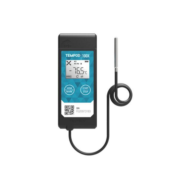 TEMPOD 100X External RTD Probe Ultra Low Temperature USB PDF Temperature Data Logger