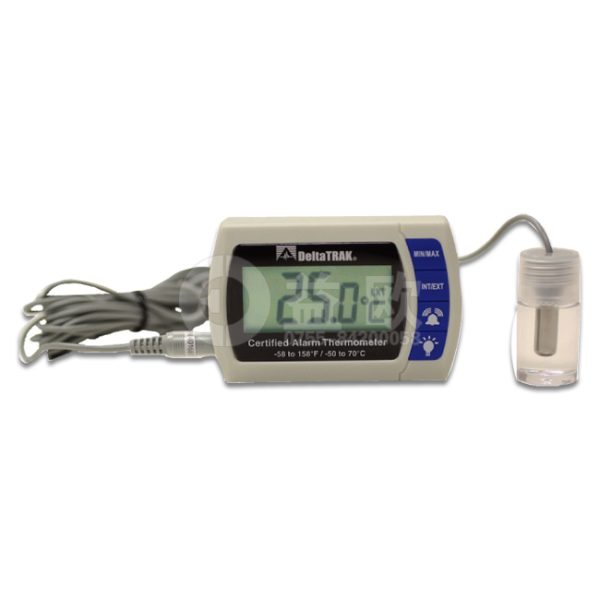 DeltaTrak.Certified alarm thermometers - internal and external sensors-12224