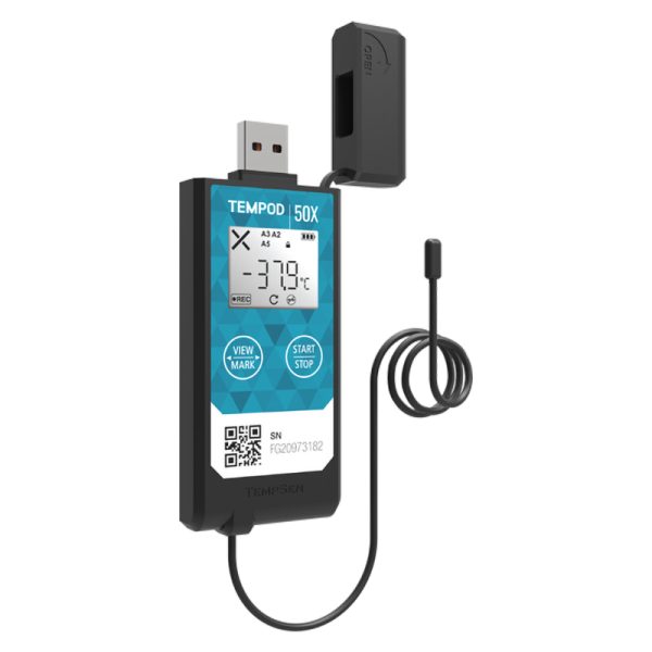 TEMPOD 50X External probe USB PDF temperature data logger - Image 3