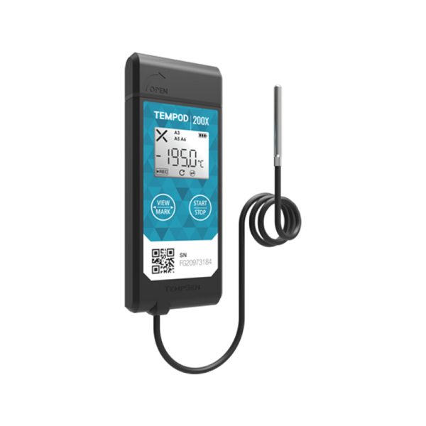 TEMPOD 200X External RTD Probe Extremely Low Temperature USB PDF Temperature Data Logger - Image 2