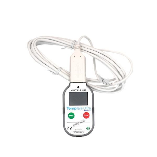 TempTale Ultra Dry Ice Probe Multiple Use External probe dry ice repeatable temperature recorder TUD32-02-003