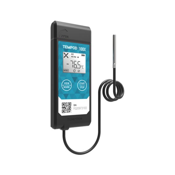 TEMPOD 100X External RTD Probe Ultra Low Temperature USB PDF Temperature Data Logger - Image 2