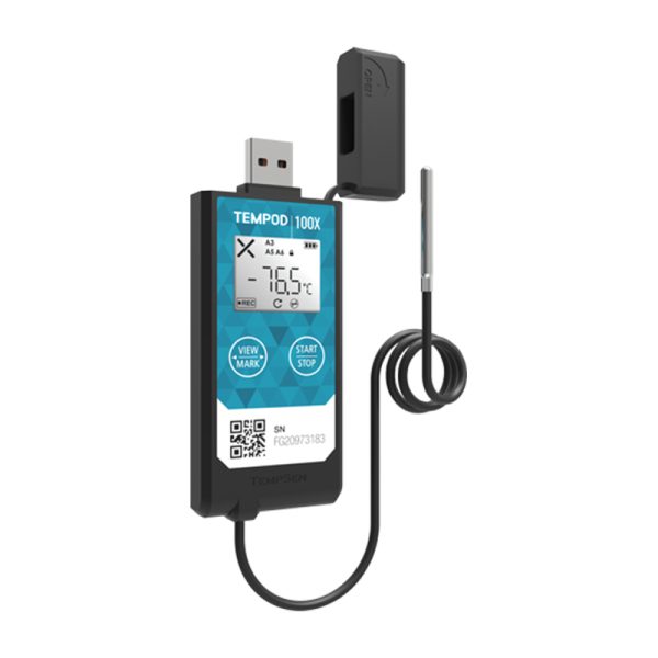 TEMPOD 100X External RTD Probe Ultra Low Temperature USB PDF Temperature Data Logger - Image 3