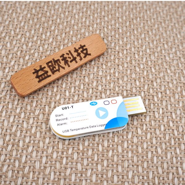 TrekTag U01-T Cold Chain Transport PDF Disposable Temperature Logger Label - Image 2