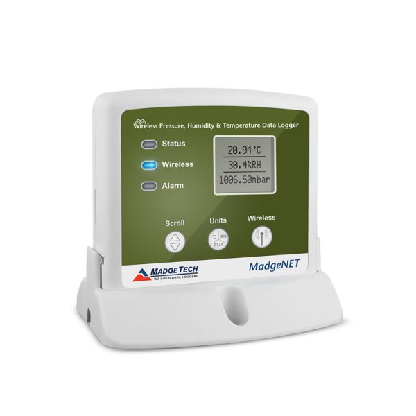 MADGETECH is a wireless pressure, humidity and temperature data logger.RFPRHTemp2000A