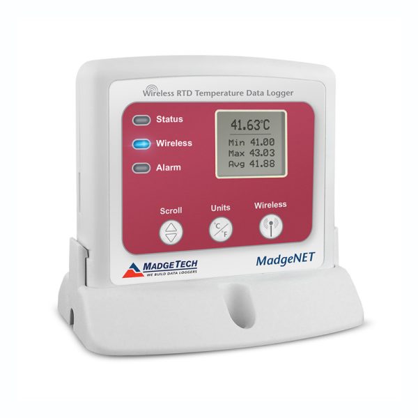 MADGETECH is a wireless RTD-based temperature data logger. Includes standard calibration certificate.RFRTDTemp2000A