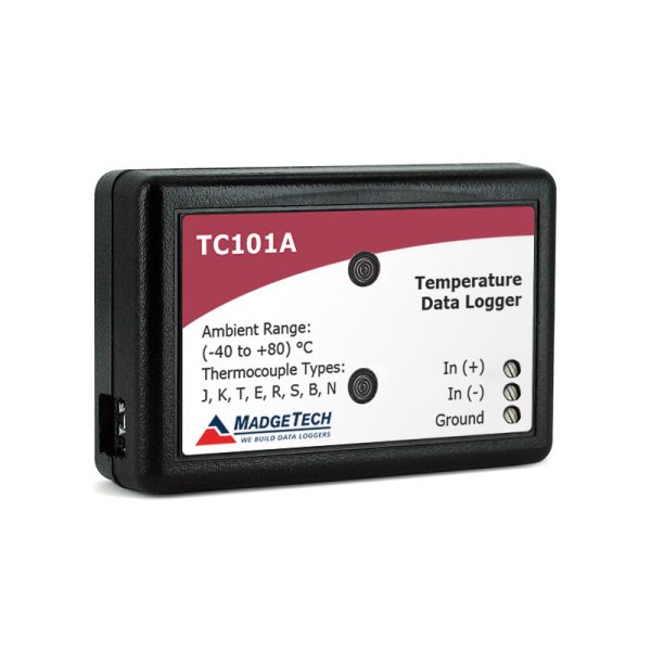 MADGETECH is a compact, thermocouple-based temperature data logger. TC101A