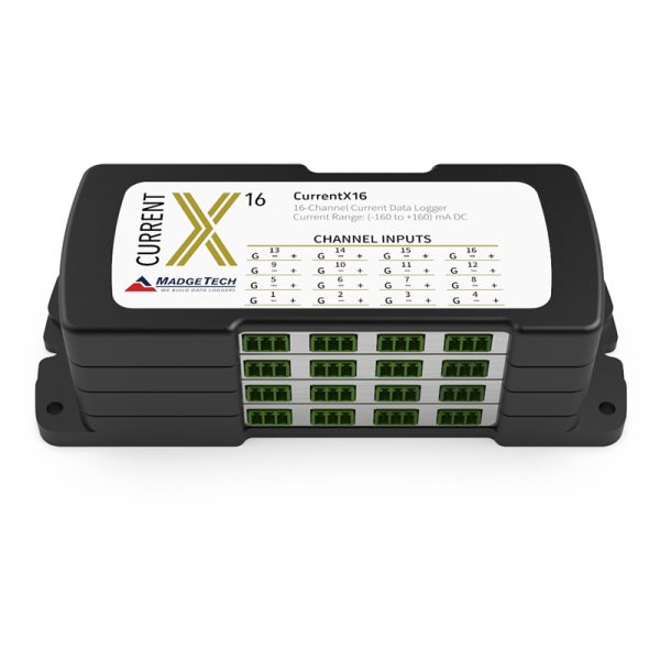 MADGETECH Series includes 4, 8, 12 and 16-channel low-level DC current data loggers. CurrentX