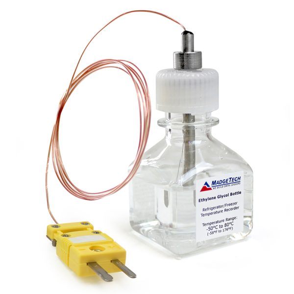 MADGETECH  GLYCOL BOTTLE WITH THERMOCOUPLE PROBE ASSEMBLY