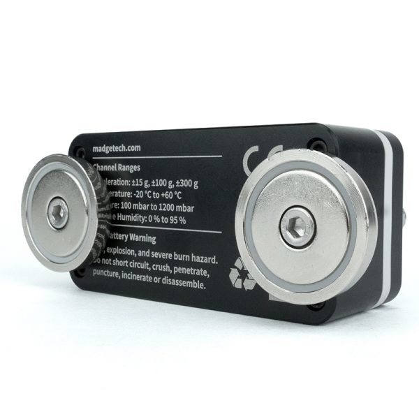 MADGETECH - Magnetic holder for use with the UltraShock and Shock300 data loggers.MAGMOUNT