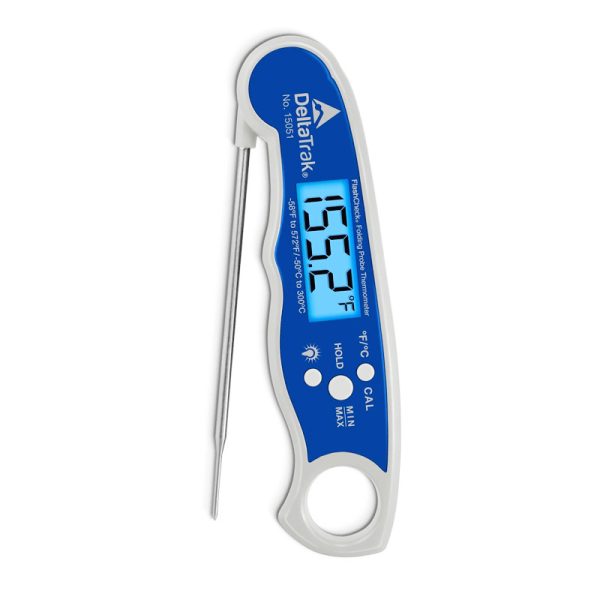 FlashCheck® Waterproof Min-Max Folding Probe Thermometer-15051