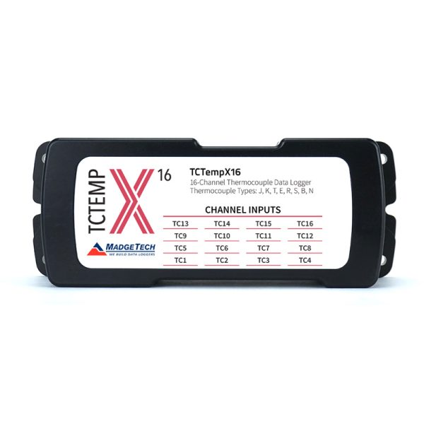 MADGETECH- Series includes 4, 8, 12, and 16-channel thermocouple-based temperature data loggers. TCTEMPX - Image 3