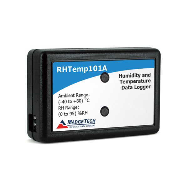 MADGETECH is a compact, humidity and ambient temperature data logger. RHTemp101A