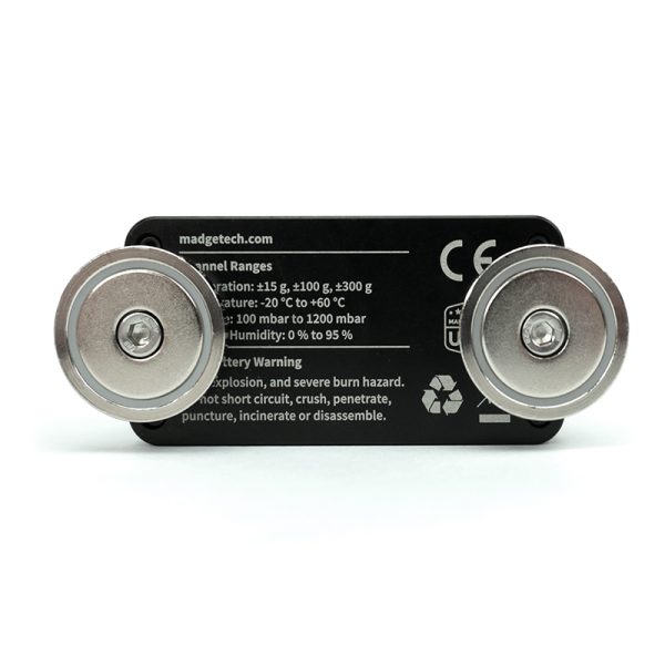 MADGETECH - Magnetic holder for use with the UltraShock and Shock300 data loggers.MAGMOUNT - Image 2