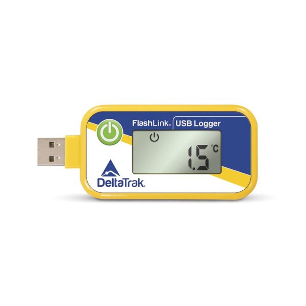 DeltaTrak.FlashLink® USB PDF Reusable Data Logger Single Internal Sensor-20930