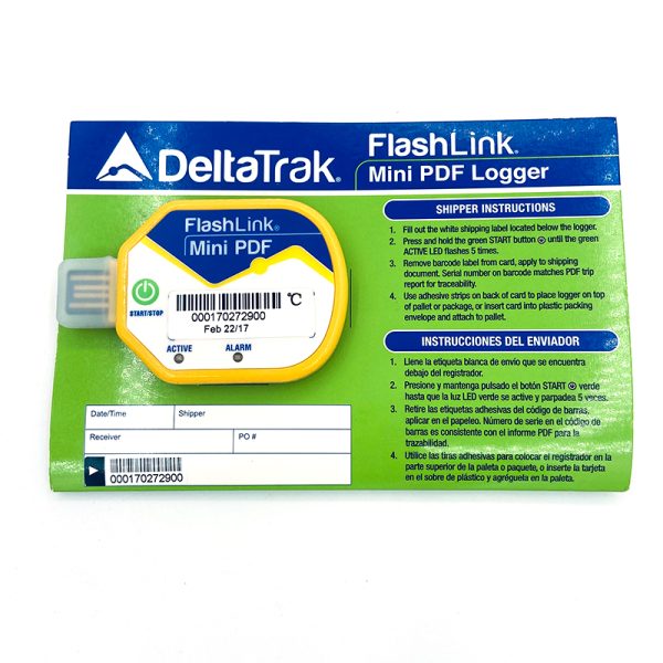 DeltaTRAK  Disposable FlashLinkPDF Mini Data Logger-31010 - Image 3