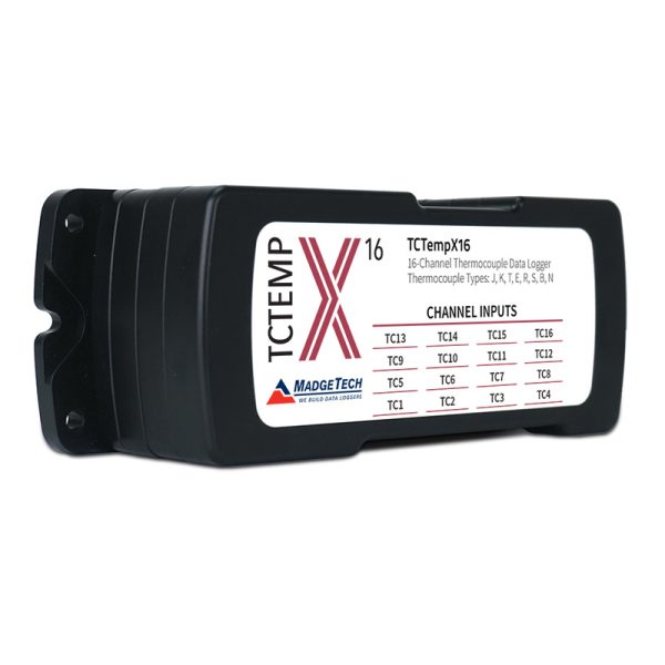 MADGETECH- Series includes 4, 8, 12, and 16-channel thermocouple-based temperature data loggers. TCTEMPX - Image 4