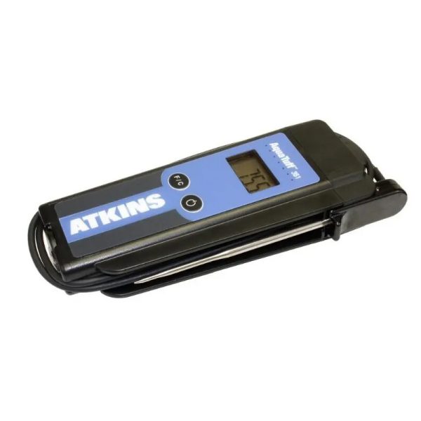 Cooper-Atkins   AquaTuff w/ Wrap&Stow DuraNeedle Probe, (2) 1.5V AAA batteries, NSF -100/500°F/°C 35132