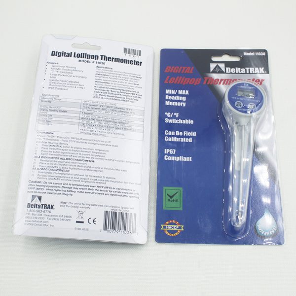 DeltaTrak  FlaschCheck Waterproof Center Digital Thermometer  11036 - Image 5