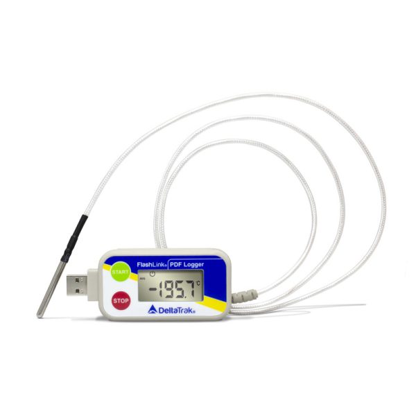 DeltaTrak.FlashLink® -200°C Reusable Data Logger with Cryo Probe-40565