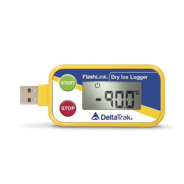 DeltaTrak.FlashLink® Dry Ice -90°C USB PDF In-Transit Logger-40801