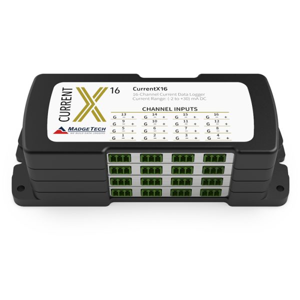 MADGETECH Series includes 4, 8, 12 and 16-channel low-level DC current data loggers. CurrentX - Image 2