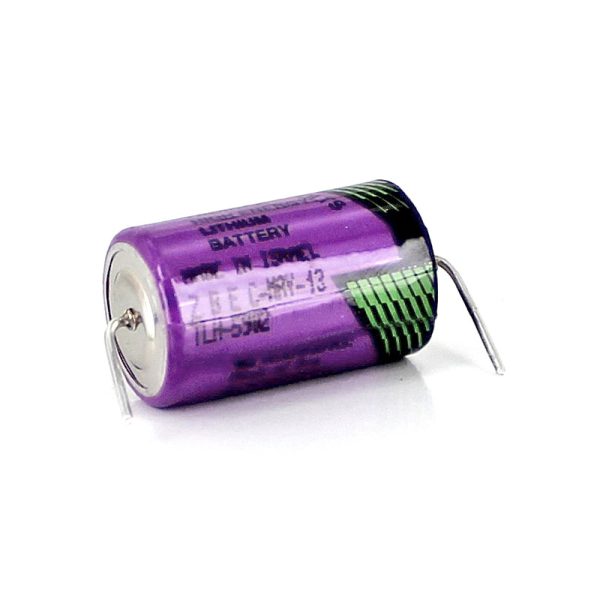 MADGETECH-3.6V Lithium Battery, 1/2 AA, Axial Leads, -40 °C to +125 °C-TLH-5902 LITHIUM BATTERY