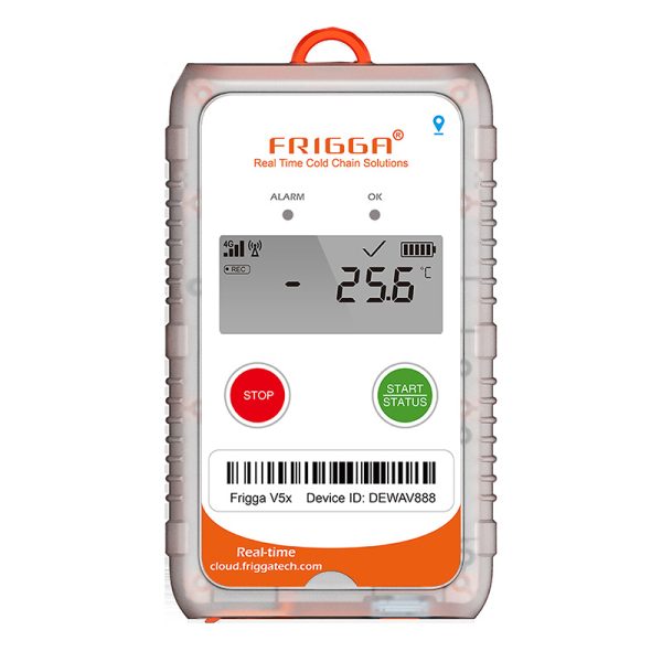 FRIGGA  V5B non-lithium battery (4G-60) real-time temperature and positioning recorder (disposable) - Image 2