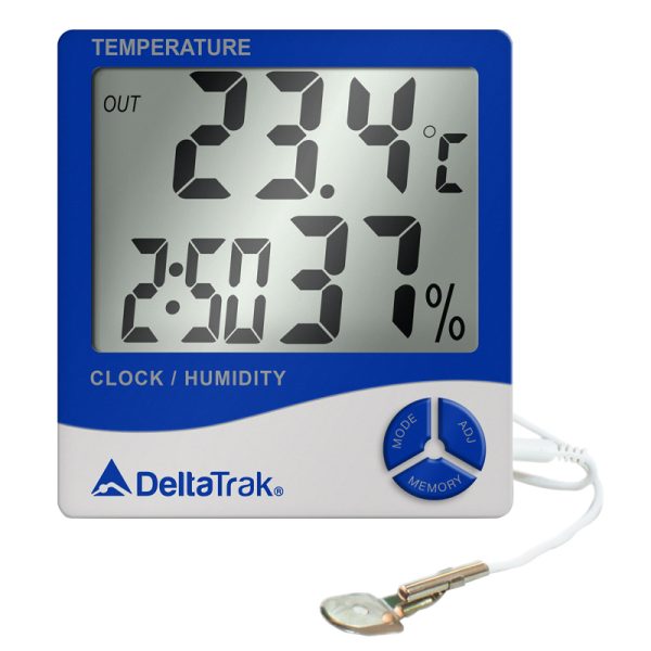 DeltaTrak  Jumbo Display Wall Mount Thermo-Hygrometer  13309